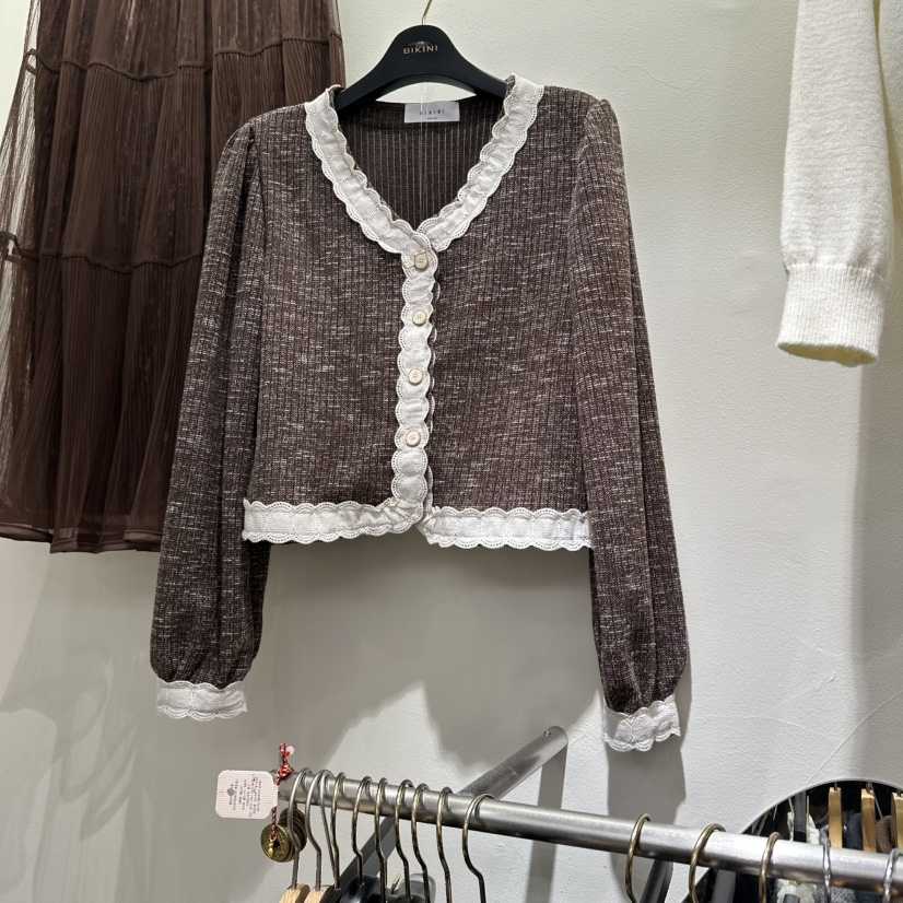 BIKINI東大門㊣直郵女裝新款休閑熱賣25秋冬推薦時尚針織衫BIKINI針織衫