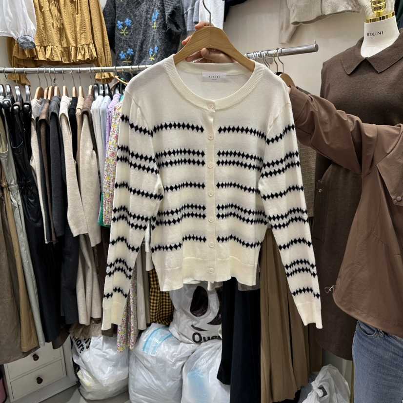 BIKINI韓國直郵㊣女裝新品職業人氣推薦時尚熱賣休閑針織衫BIKINI針織衫