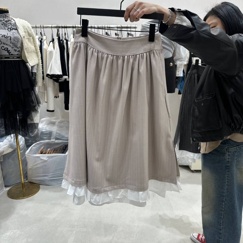 LOTTIMO韓國直郵㊣女士新款休閑25秋冬職業推薦時尚人氣長裙LOTTIMO長裙