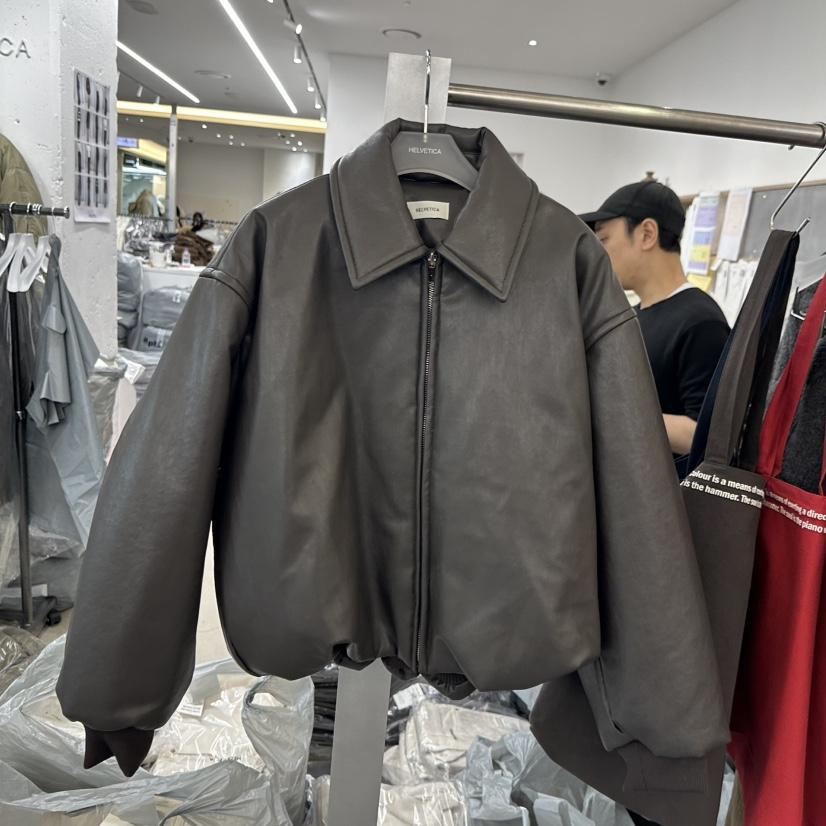HELVETICA東大門㊣實拍女裝新款休閑職業人氣25秋冬熱賣皮衣HELVETICA皮衣