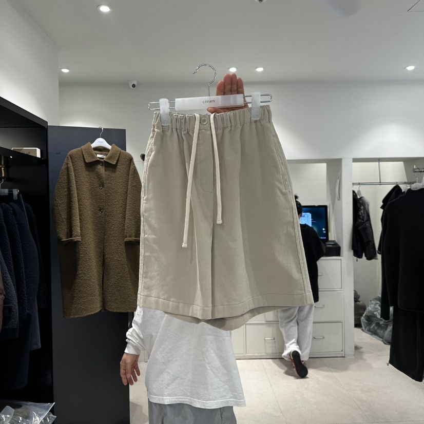 CREAM-P東大門㊣代購女裝新品推薦25秋冬熱賣職業休閑短褲CREAM-P短褲