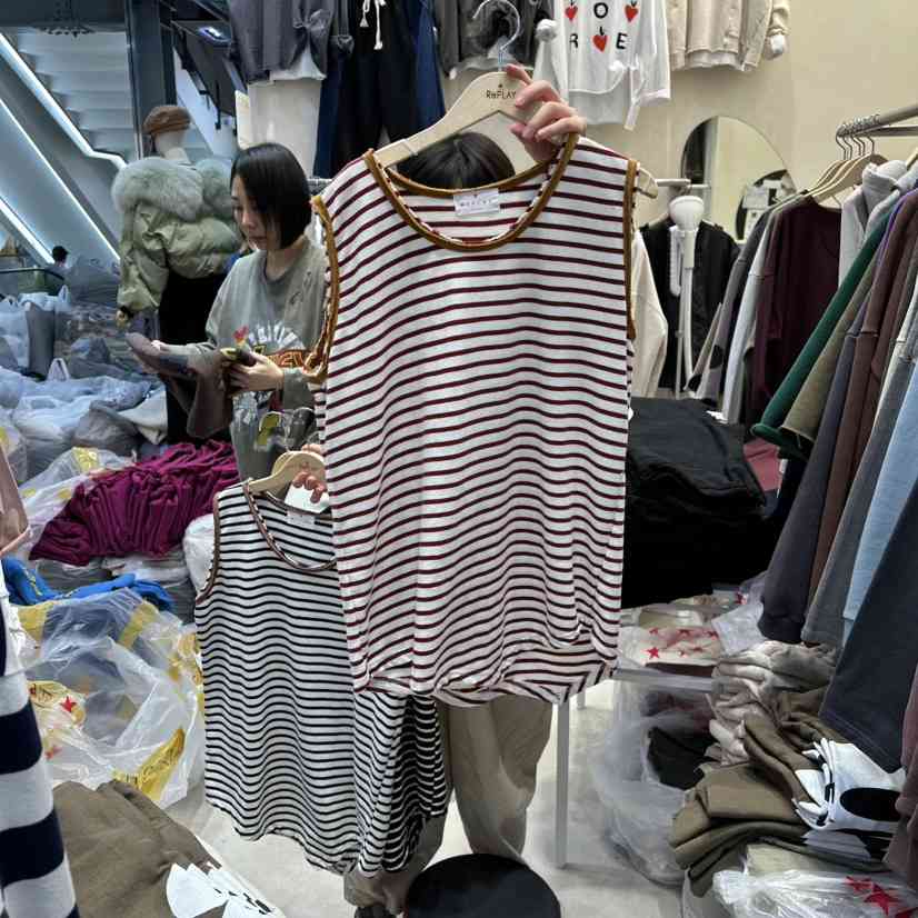 REPLAY東大門㊣直郵女士新款人氣休閑職業推薦熱賣吊帶背心REPLAY吊帶/背心