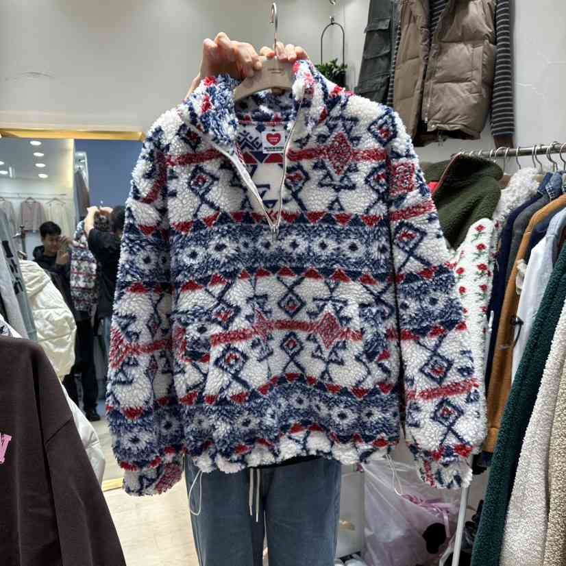 UNDERSTAR_VINTAGE東大門㊣實拍女士新款熱賣休閑25秋冬衛衣羊毛UNDERSTAR_VINTAGE衛衣