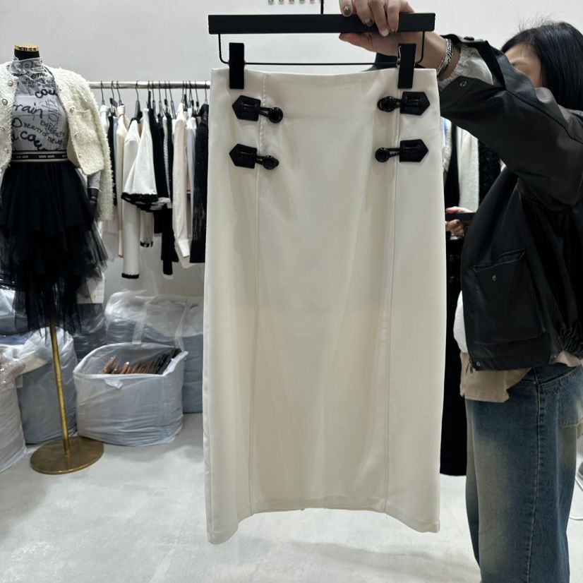 LOTTIMO韓國直郵㊣女士新品時尚熱賣25秋冬職業休閑人氣長裙LOTTIMO長裙