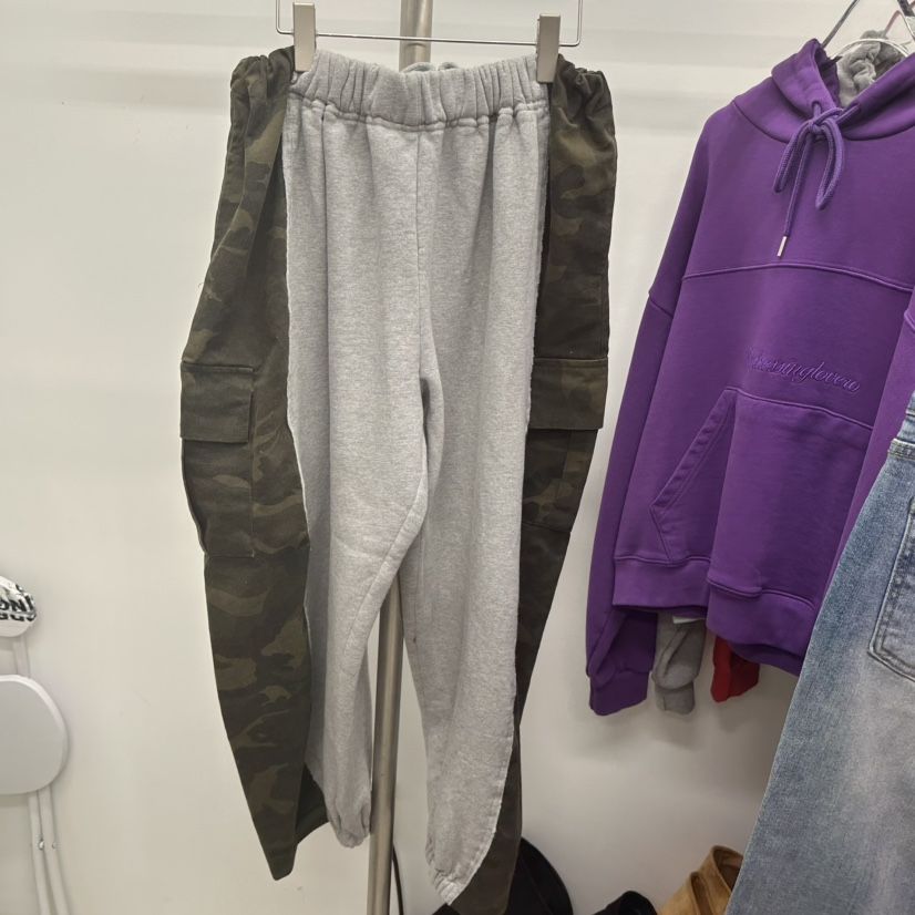 TOPDRESSING東大門㊣直郵女裝新款職業推薦時尚休閑褲加絨迷彩TOPDRESSING休閑褲