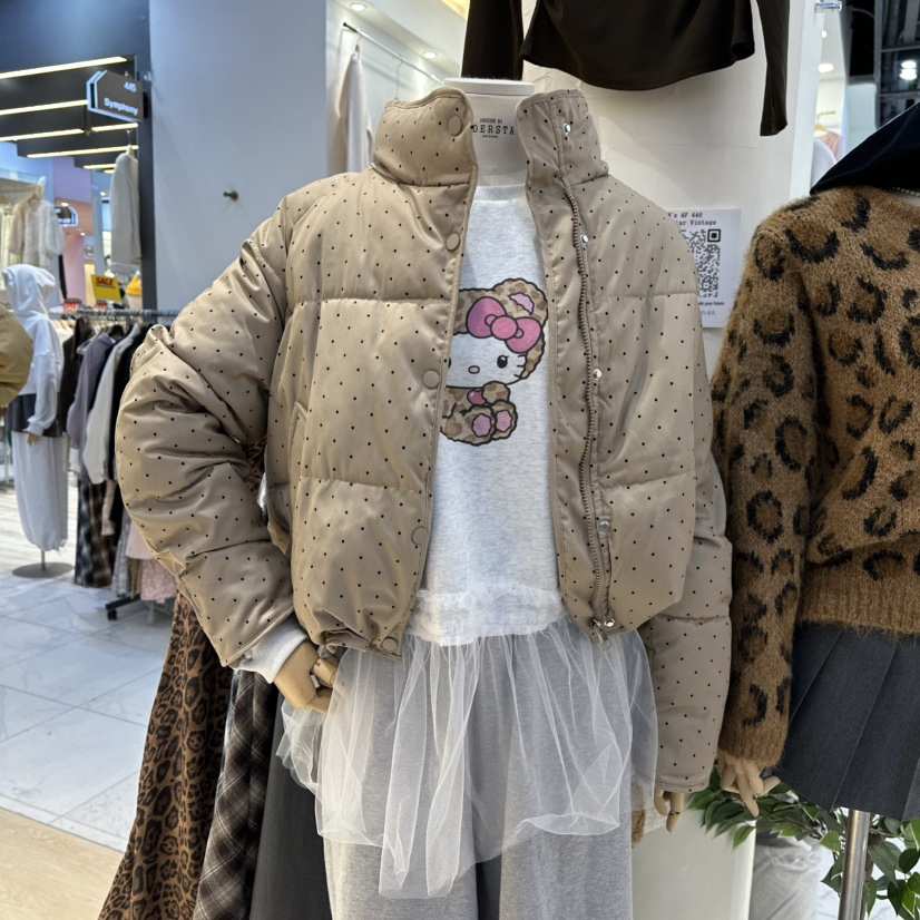 UNDERSTAR_VINTAGE韓國直郵㊣女士新品熱賣職業短款羽絨服填充UNDERSTAR_VINTAGE短款羽絨服