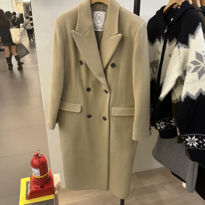 3 ANOTHER東大門㊣實拍女裝新品25秋冬職業熱賣中長款大衣3 ANOTHER中長款大衣