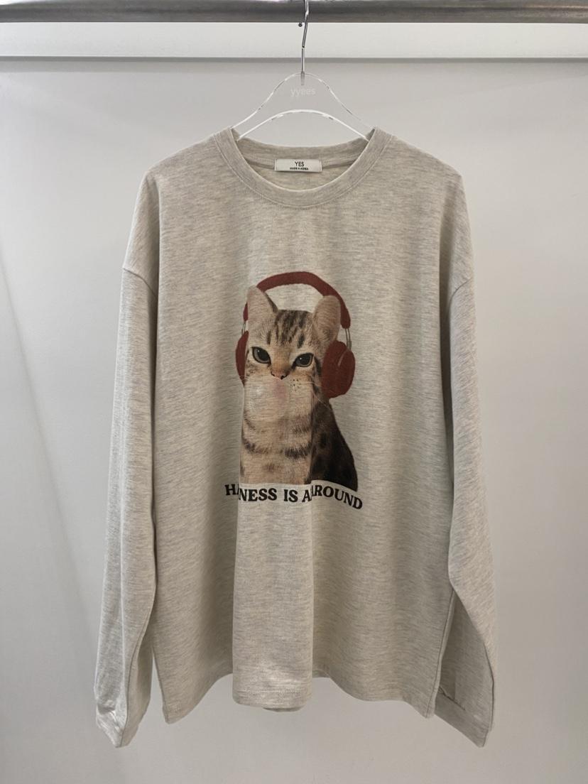 YES韓國代購㊣女士新款職業25秋冬休閑熱賣時尚推薦長袖T恤YES長袖T恤