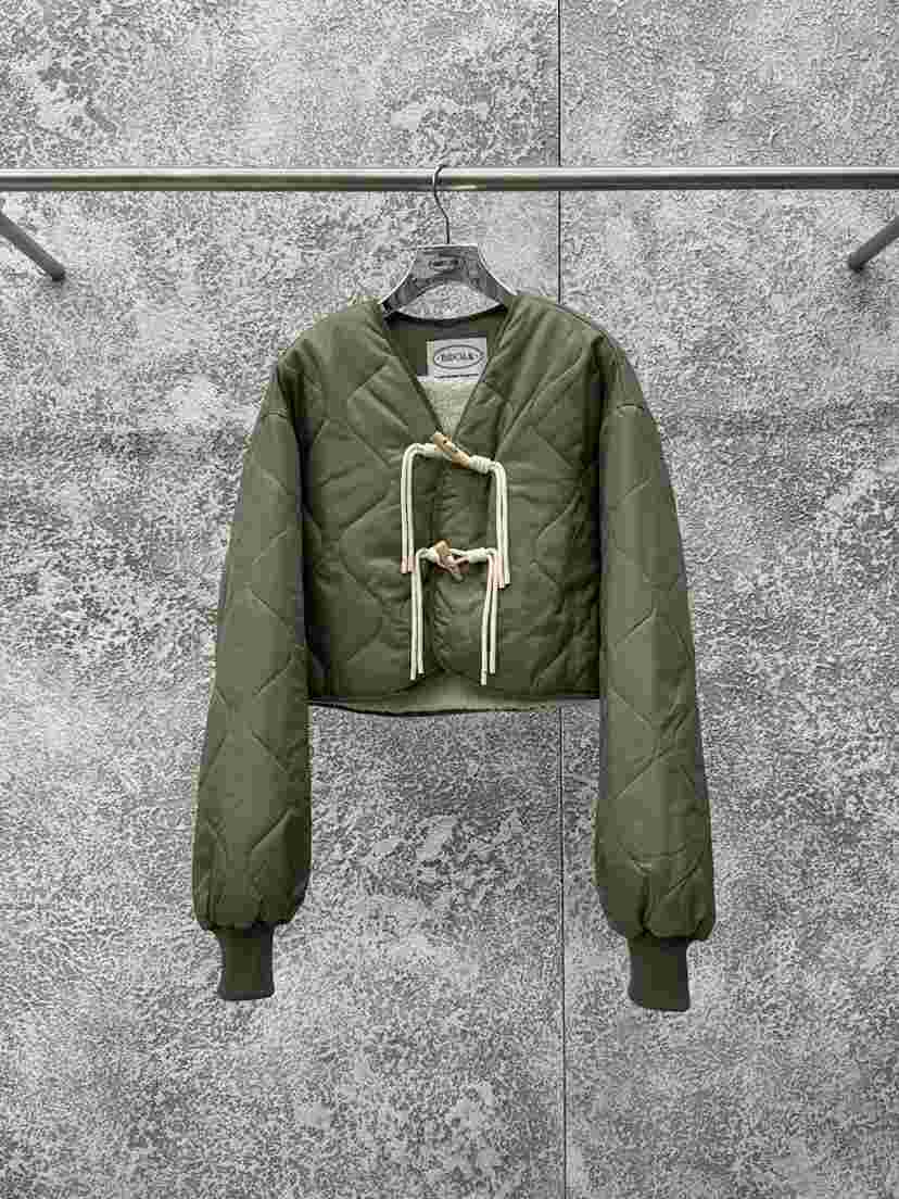 BADCALM東大門㊣代購女裝新品職業休閑時尚人氣熱賣短款棉服BADCALM短款棉服