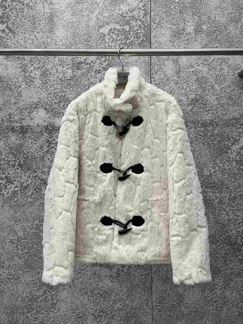 BADCALM韓國直郵㊣女士新品推薦人氣休閑短款大衣帆布包貂皮BADCALM短款大衣