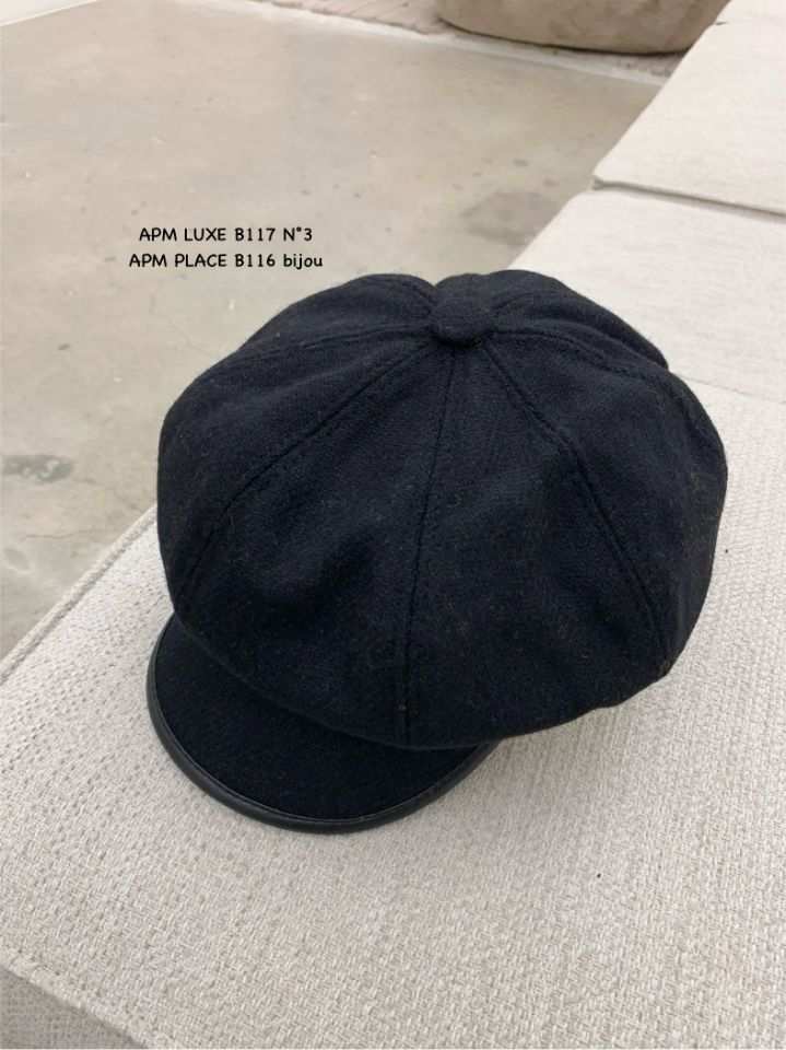N3韓國代購㊣女士新款熱賣推薦時尚休閑25秋冬帽子羊毛貝雷N3帽子