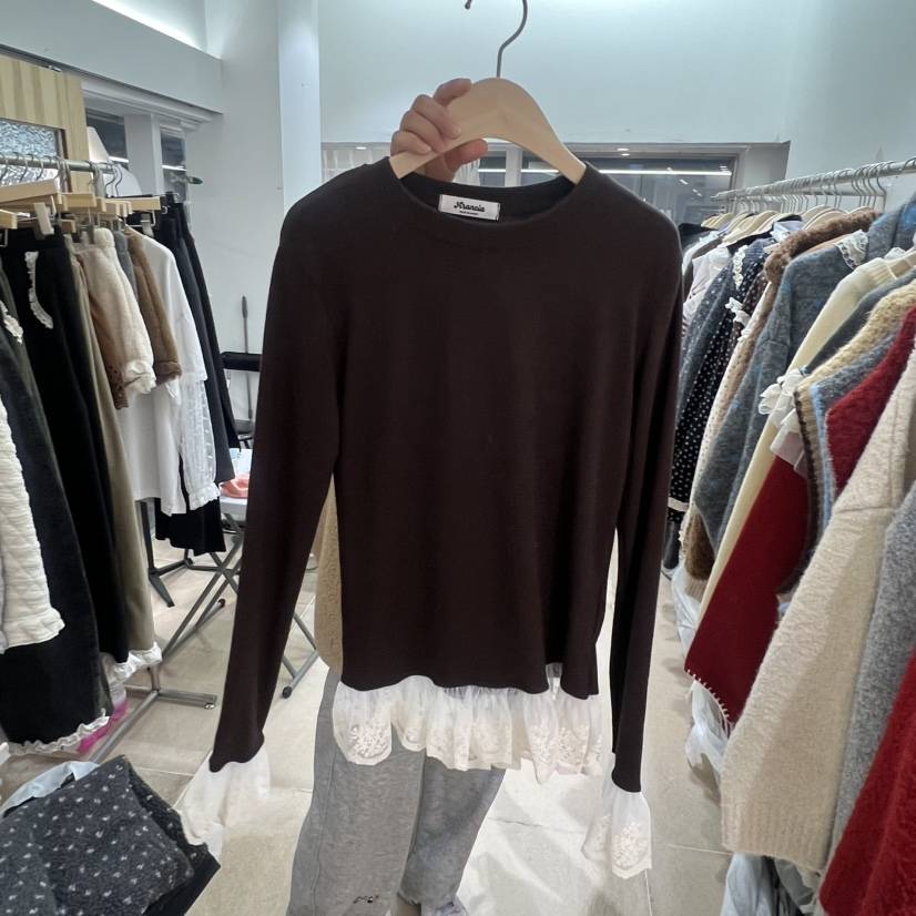 ARANCIA韓國直郵㊣女士新品休閑熱賣時尚人氣25秋冬長袖T恤ARANCIA長袖T恤