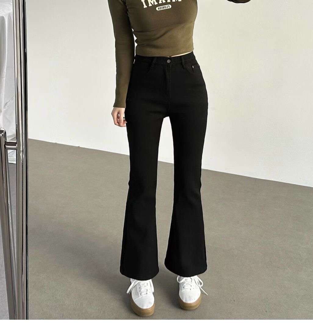 UB 40東大門㊣代購女士新款時尚真品休閑25秋冬牛仔褲加絨UB 40牛仔褲