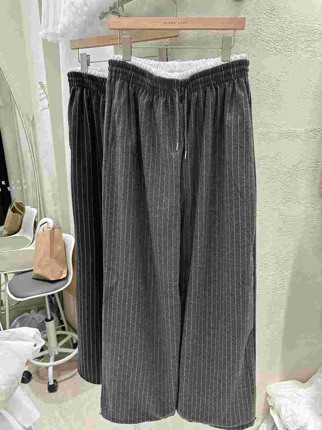 BLACK LADY韓國代購㊣女裝新款休閑真品時尚熱賣職業休閑褲BLACK LADY休閑褲