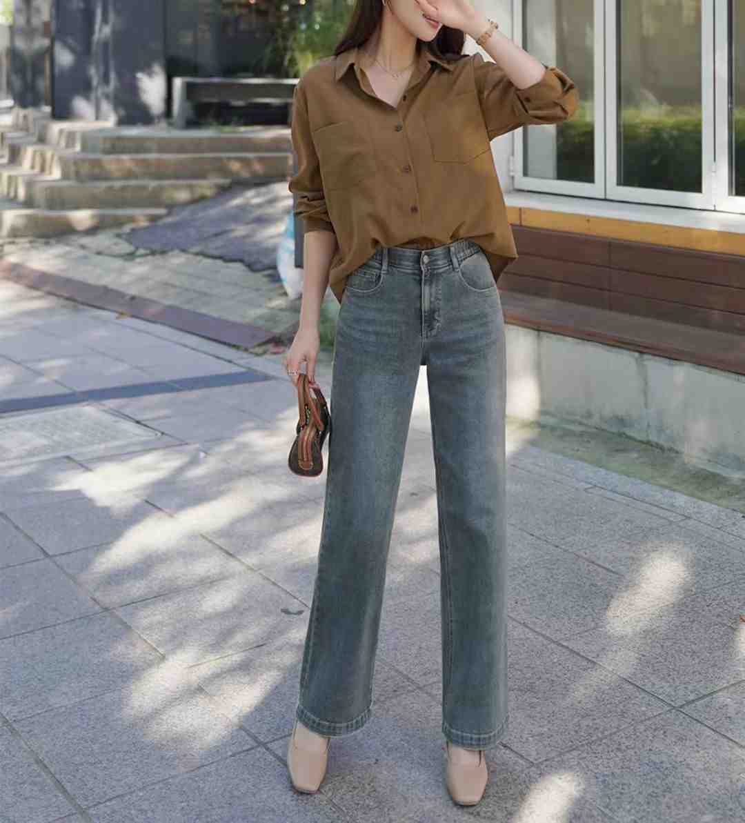 UB 40東大門㊣直郵女士新品時尚真品職業休閑人氣熱賣牛仔褲UB 40牛仔褲