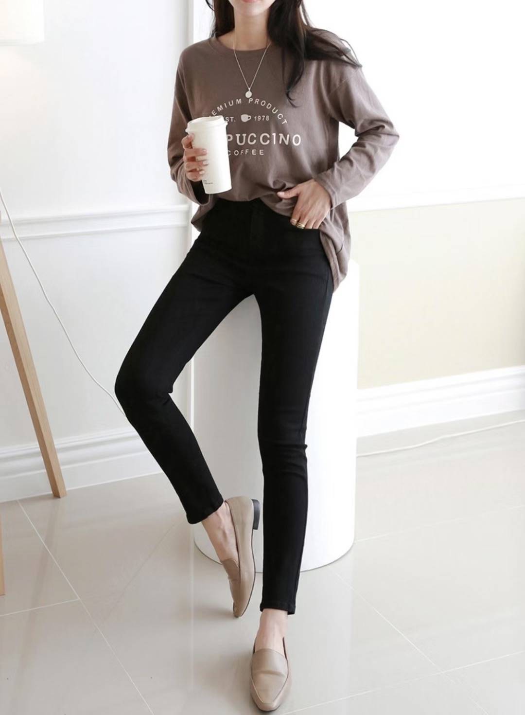 UB 40東大門㊣實拍女裝新品休閑人氣熱賣25秋冬真品牛仔褲UB 40牛仔褲