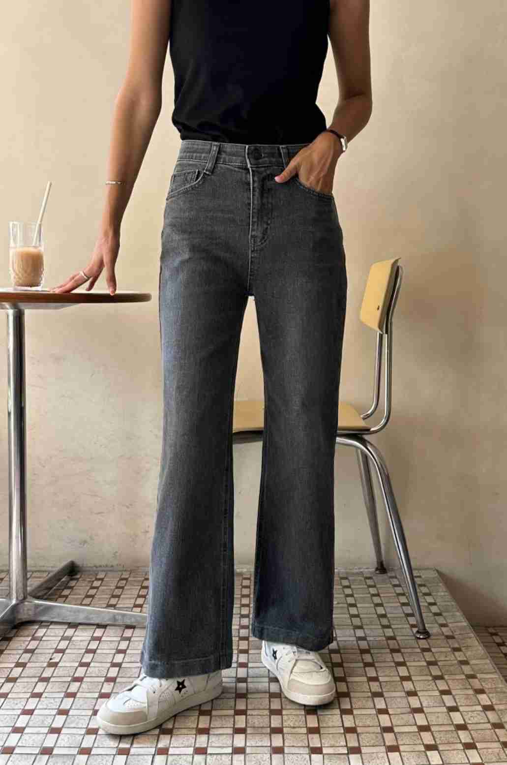 UB 40東大門㊣代購女裝新品熱賣25秋冬休閑職業真品牛仔褲UB 40牛仔褲