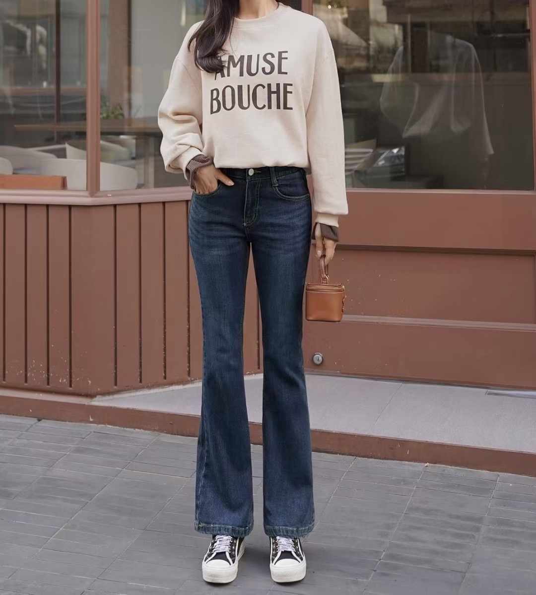 UB 40東大門㊣代購女士新款熱賣職業人氣推薦休閑25秋冬牛仔褲UB 40牛仔褲