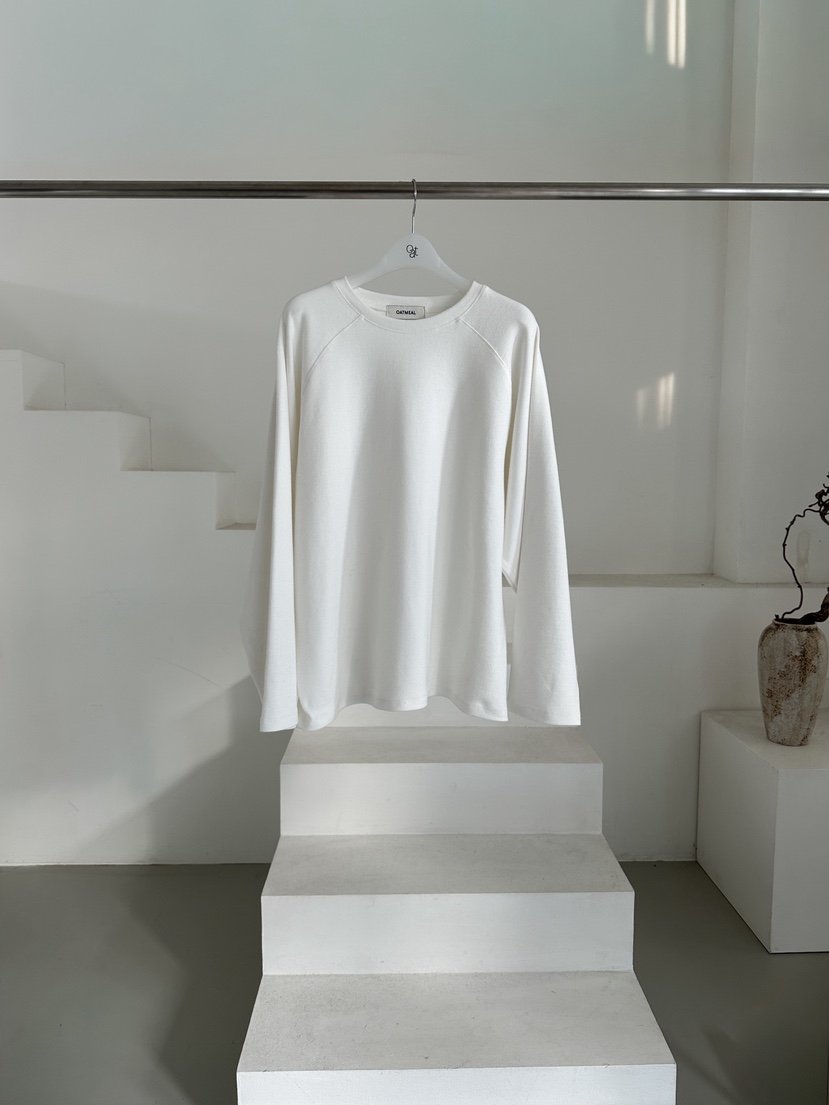 OATMEAL東大門㊣直郵女士新款人氣25秋冬推薦職業休閑長袖T恤OATMEAL長袖T恤