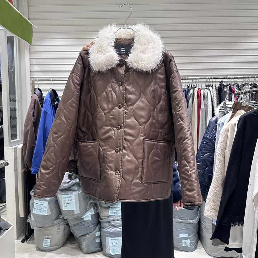 BRICKLANE東大門㊣直郵女士新款人氣時尚職業短款棉服絎縫棉BRICKLANE短款棉服