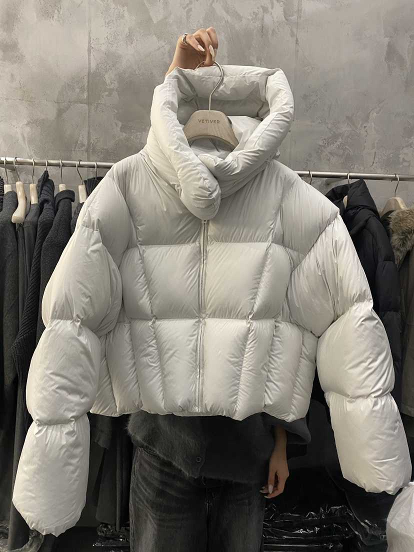 THE VETIVER-A東大門㊣直郵女裝新款職業短款羽絨服填充鵝絨VETIVER短款羽絨服