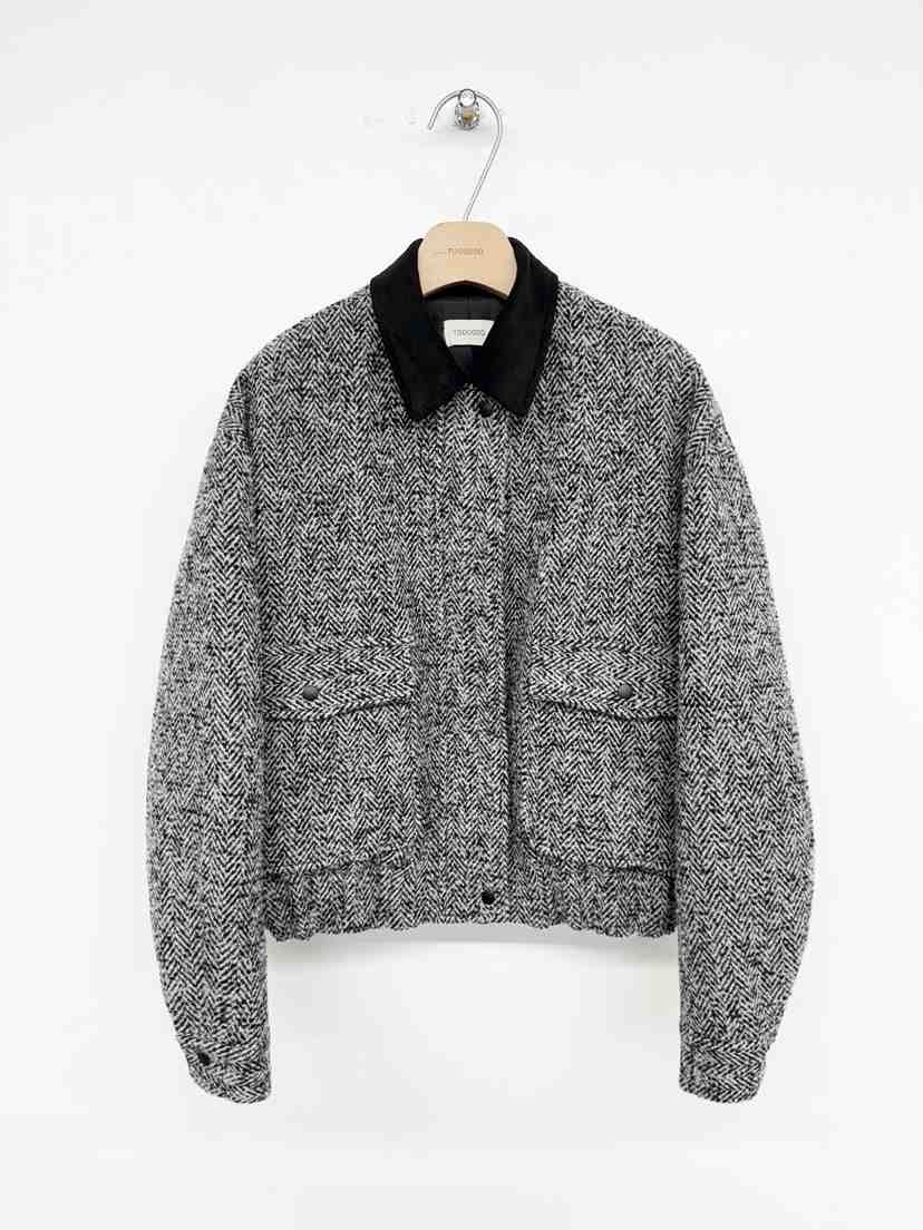 TOOGOOD東大門㊣直郵女裝新品職業25秋冬推薦熱賣夾克人字紋TOOGOOD夾克