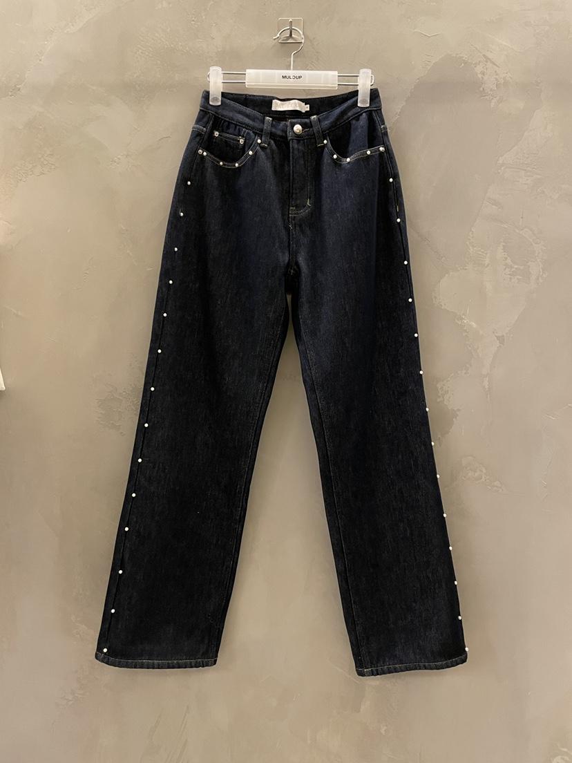 MULCUP東大門㊣實拍女士新品25秋冬休閑人氣職業牛仔褲加絨MULCUP牛仔褲