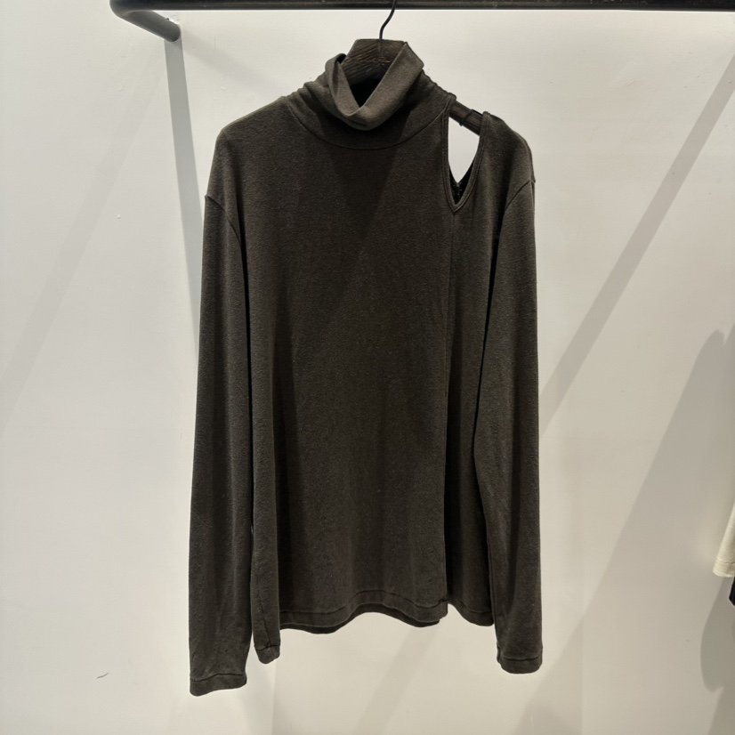 JANE BIRKIN韓國直郵㊣女士新款25秋冬人氣長袖T恤高領鏤空JANE BIRKIN設計師品牌長袖T恤