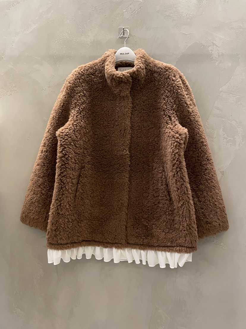 MULCUP東大門㊣實拍女士新款時尚職業熱賣推薦休閑夾克泰迪熊MULCUP夾克