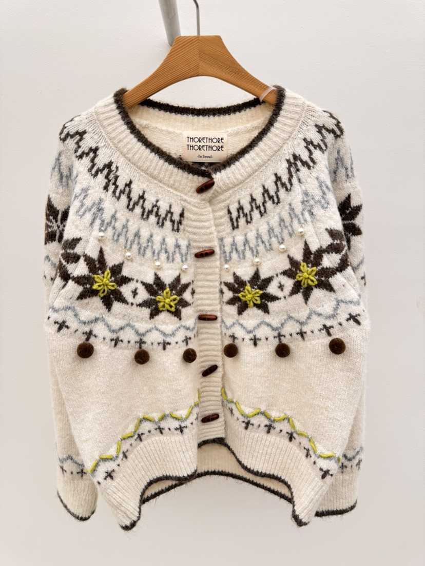 THORE韓國代購㊣女裝新款時尚人氣職業熱賣休閑推薦25秋冬針織衫THORE針織衫