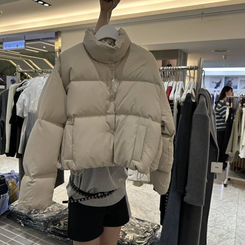 VIVE東大門㊣代購女士新款休閑職業25秋冬人氣短款羽絨服鴨絨VIVE短款羽絨服