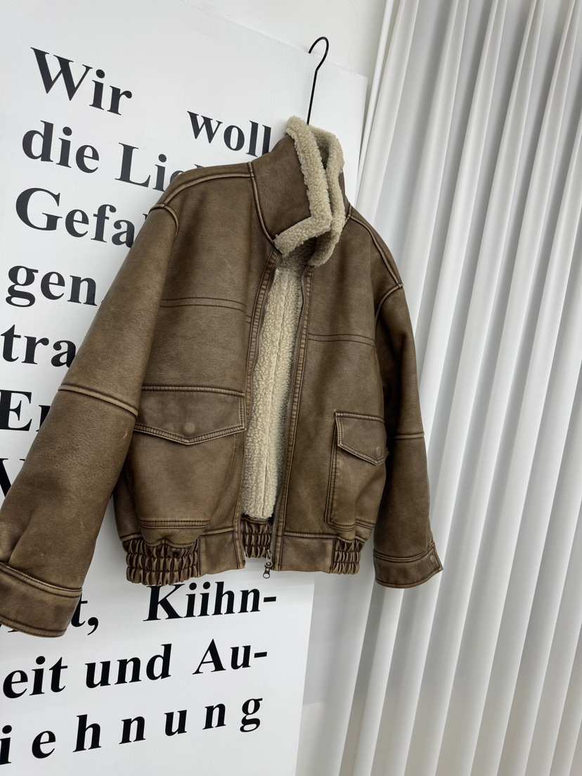 RED-A東大門㊣直郵女裝新品人氣職業推薦25秋冬熱賣夾克復古RED-A夾克