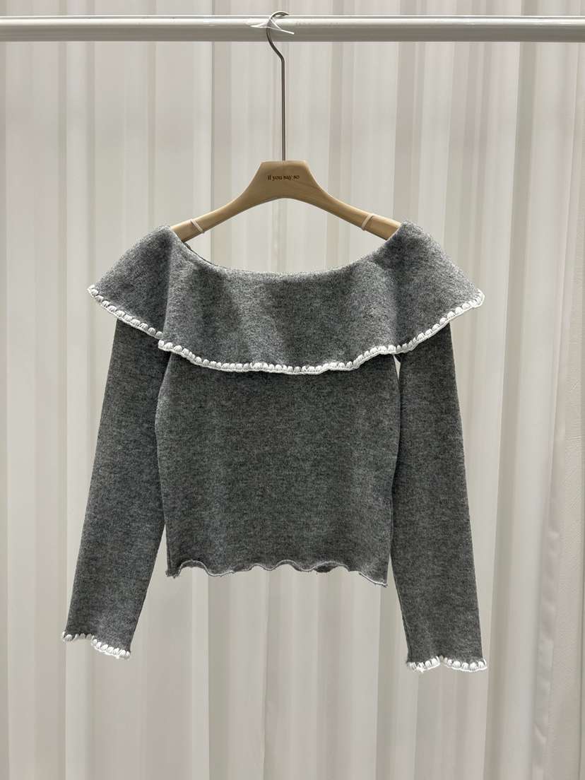 IF YOU SAY SO韓國直郵㊣女裝新品休閑25秋冬時尚針織衫IF YOU SAY SO針織衫