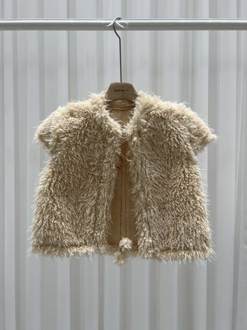 IF YOU SAY SO韓國代購㊣女裝新款人氣職業推薦時尚馬甲絨IF YOU SAY SO馬甲