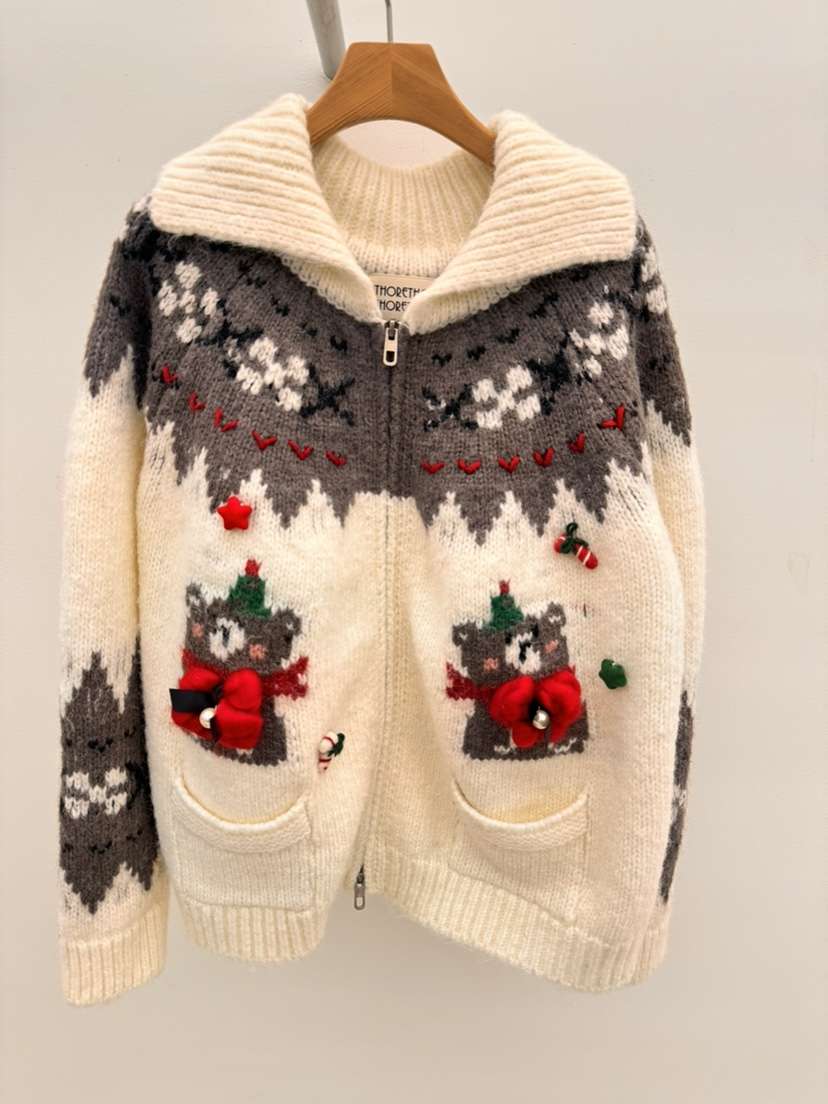 THORE韓國直郵㊣女士新品25秋冬職業休閑推薦熱賣時尚針織衫THORE針織衫