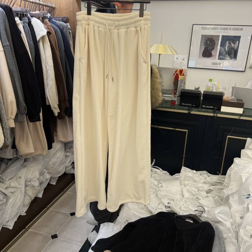 VIRKIN東大門㊣實拍女裝新品休閑推薦熱賣時尚休閑褲毛圈絨VIRKIN休閑褲