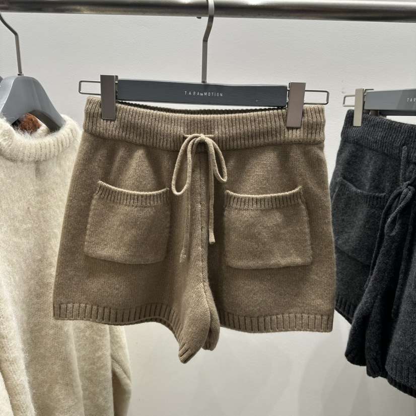 TARABY MOTION韓國代購㊣女裝新品人氣職業25秋冬短褲羊毛TARABY MOTION短褲
