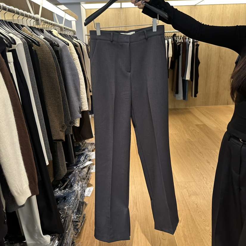 LEFANCY韓國代購㊣女士新款職業人氣時尚休閑推薦休閑褲羊毛LEFANCY休閑褲