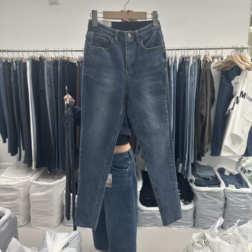 PAI東大門㊣直郵女士新品休閑時尚熱賣推薦人氣25秋冬牛仔褲拉絨[PΛi]_PAi牛仔褲