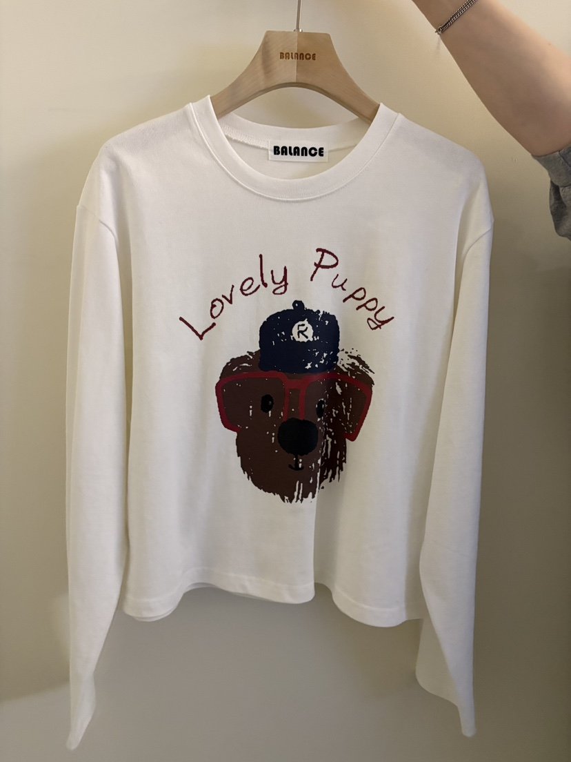 BALANCE韓國直郵㊣女裝新品25秋冬職業熱賣時尚人氣長袖T恤BALANCE長袖T恤