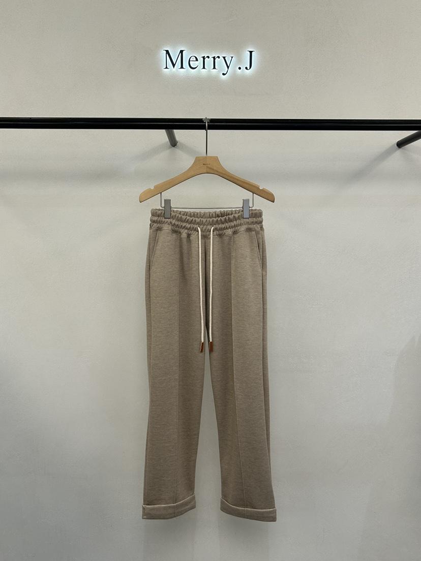 MERRY-J東大門㊣代購女裝新款25秋冬時尚休閑褲雙排扣迷彩MERRY-J休閑褲