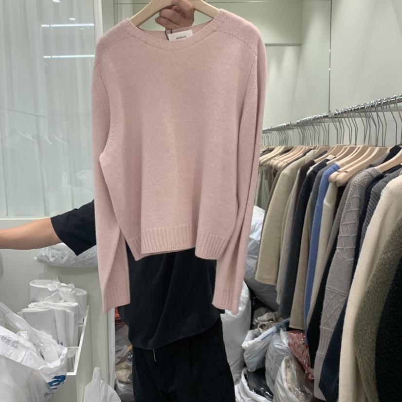 AMY GRACE東大門㊣代購女士新品休閑熱賣時尚針織衫短款針織AMY GRACE針織衫