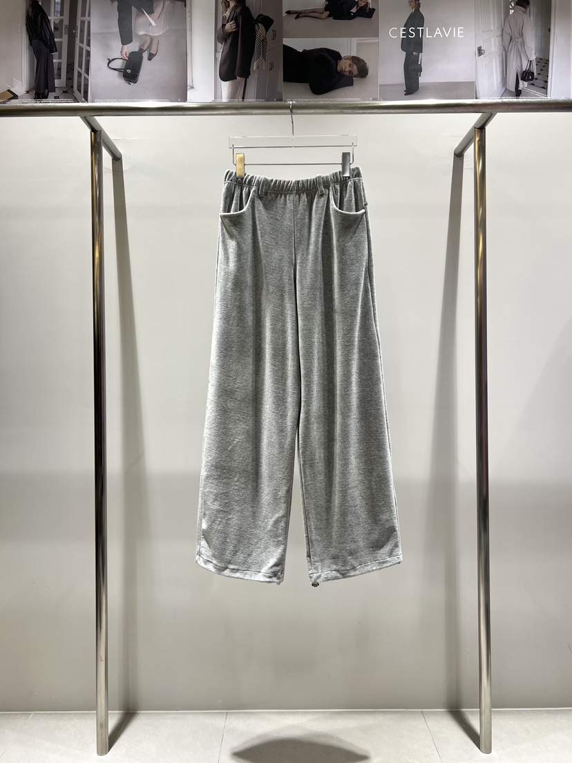 CESTLAVIE韓國代購㊣女士新款人氣休閑熱賣推薦休閑褲天鵝絨CESTLAVIE休閑褲