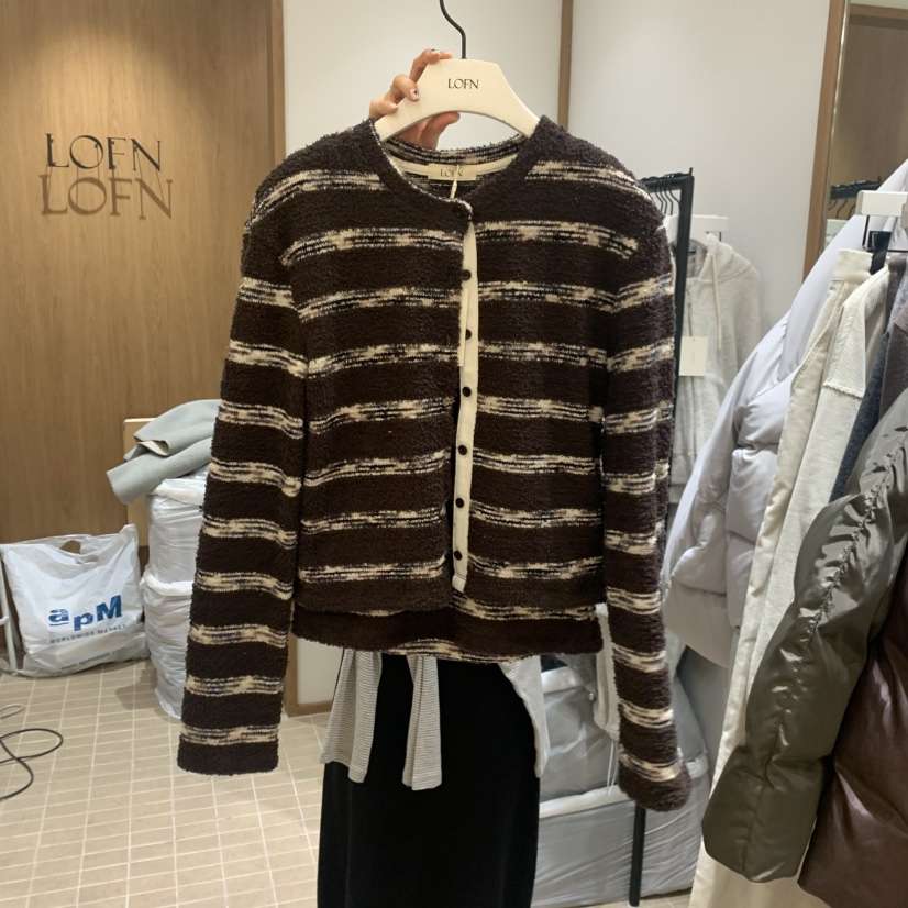 LOFN東大門㊣實拍女裝新款職業人氣熱賣推薦25秋冬時尚針織衫LOFN針織衫