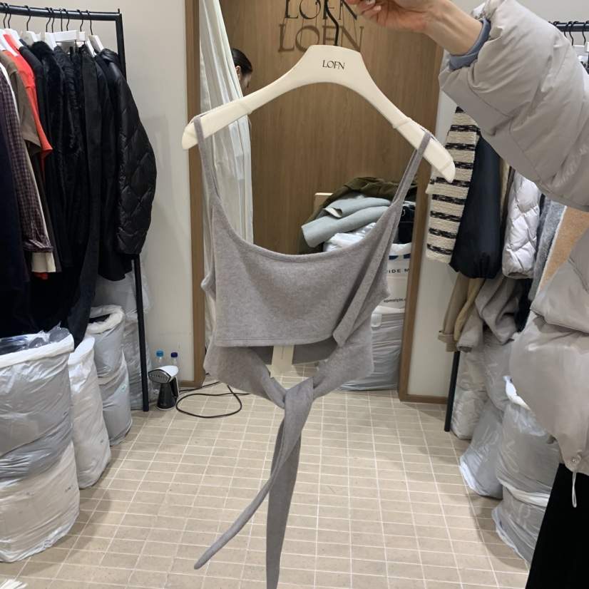 LOFN東大門㊣代購女士新品職業時尚熱賣推薦休閑25秋冬吊帶背心LOFN吊帶/背心