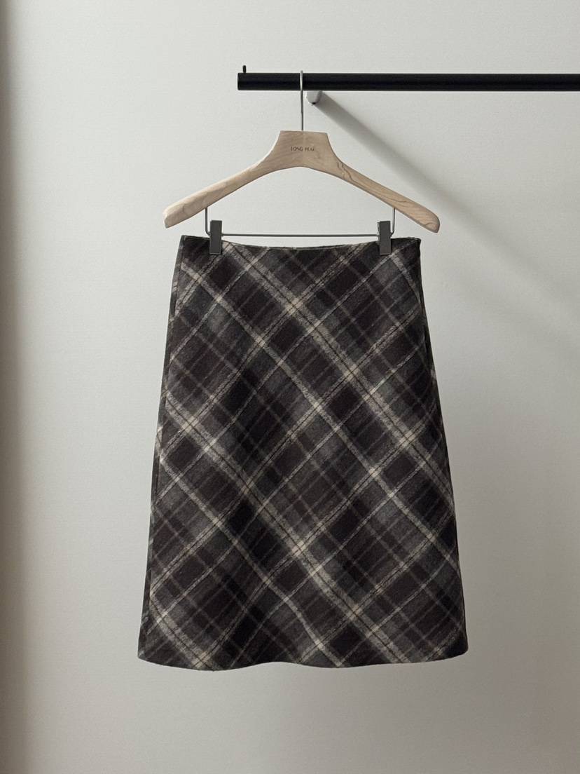 LONG PEAK韓國直郵㊣女士新款職業人氣休閑25秋冬半身裙中短裙LONG PEAK半身裙/中短裙