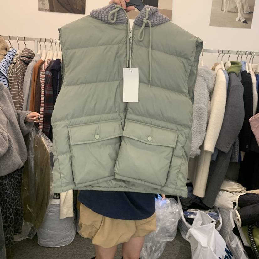 SALONDEMAG東大門㊣代購女士新品時尚人氣推薦職業休閑馬甲絨SALONDEMAG馬甲