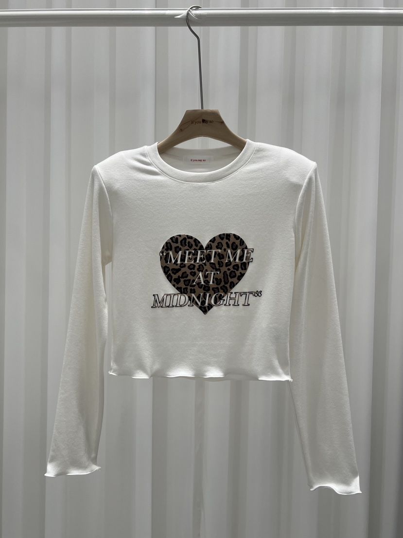 IF YOU SAY SO韓國直郵㊣女士新品熱賣職業推薦時尚長袖T恤IF YOU SAY SO長袖T恤