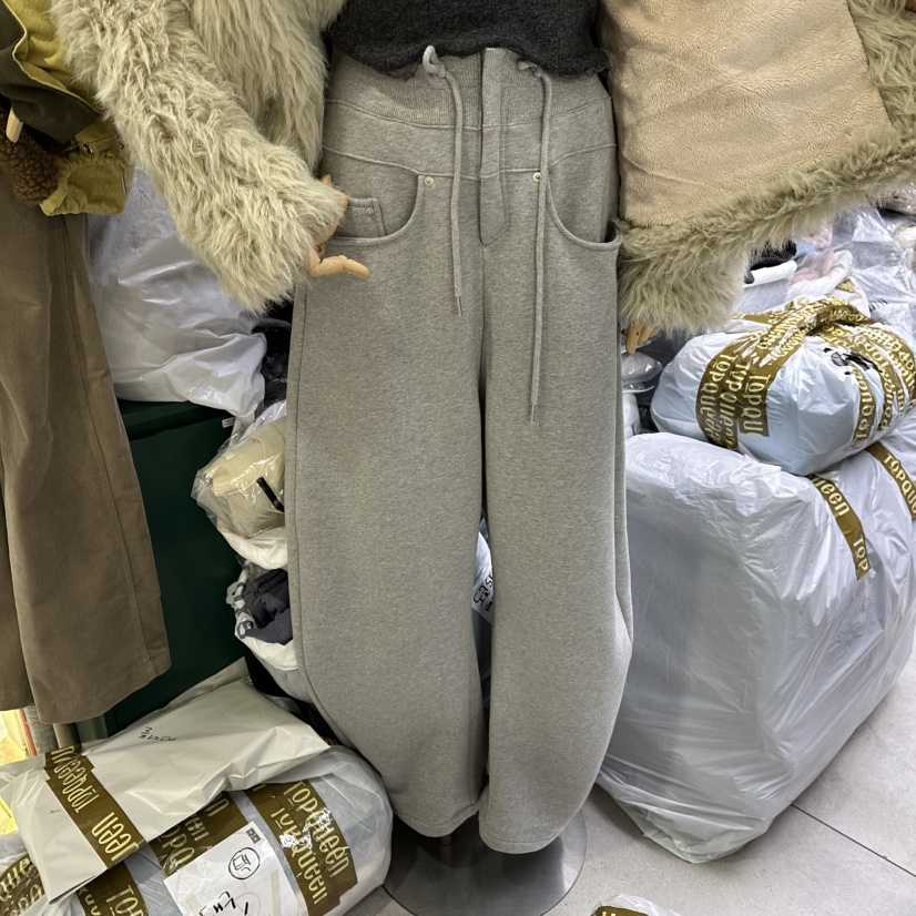 UOOV東大門㊣代購女裝新款熱賣時尚人氣休閑職業休閑褲加絨UOOV休閑褲