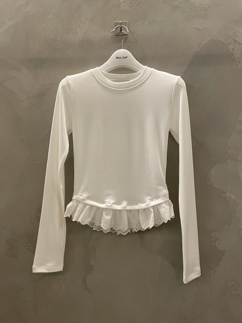 MULCUP東大門㊣代購女裝新款休閑職業25秋冬人氣推薦長袖T恤MULCUP長袖T恤